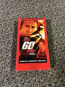 Gone in 60 Seconds (2000) VHS Tape Classic Movie - Picture 1 of 4