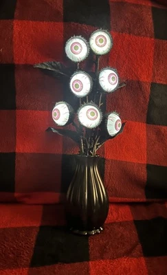 [USED] Cracker Barrel (EYE BALL BOUQUET) Halloween Light Up Decor - Image 1 of 4