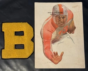 1947 Boaz vs Susan Moore Football Program With Boaz Letter Letter Coke Ad - Picture 1 of 3