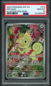 Tarjeta Pokémon PSA 10 GEMAS COMO NUEVA Kecleon 213 Surging Sparks - Imagen 1 de 2