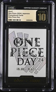 CGC 10 Prístino - One Piece Day '24 Don!! Tarjeta Promo Arte Alternativo Japonés 2024 - Imagen 1 de 2