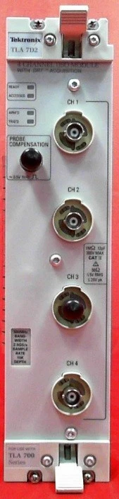 Tektronix TLA7D2 4CH 500MHz 2.5GS/s Oscilloscope Module - Image 1 of 1