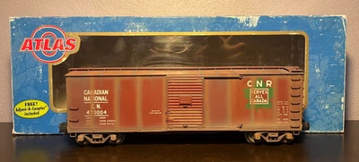 Atlas 6494-1 Canadian National CN 40' Steel Re-Built Boxcar CUSTOM WEATHERED NEW - Image 1 of 4