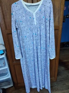 Women's Long sleeve Maxi Nightgown Size Small - Picture 1 of 2