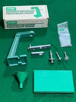 RCBS Medida de Polvo/Soporte Piggyback-(09035)-En Caja-Sin Roscas con Accesorios Foto 1 de 4