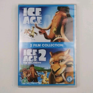 Ice Age 1 & 2 The Meltdown 2 Film Collection DVD Box Set Region 2 - New - Picture 1 of 3