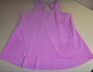 IVIVVA BY LULULEMON LAVENDER TANK TOP WITH BACK DESIGN SIZE 8 - Picture 1 of 4