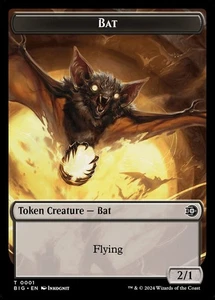 4x Bat Token - NM - Outlaws of Thunder Junction - SPARROW MAGIC - Picture 1 of 1
