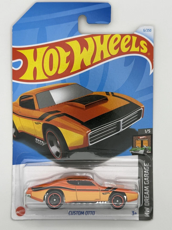 Hot Wheels Custom Otto - Dream Garage серия 1/5 HTB49 оранжевый - Изображение 1 из 1
