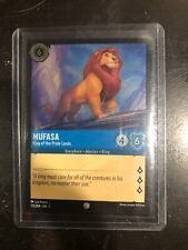 Disney Lorcana Mufasa King of the Pride Lands 155/204 FOIL