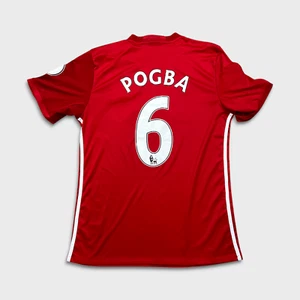 Camiseta de fútbol 2016 Adidas Manchester United Paul Pogba para hombre XL roja - Imagen 1 de 14