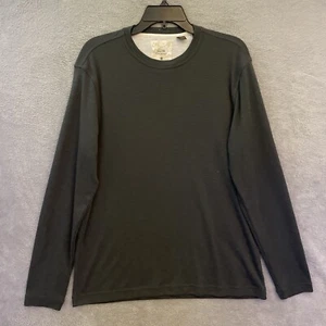 Tasso Elba Island Shirt Adult Small Gray Long Sleeve Crew Neck Pullover Solid - Picture 1 of 7