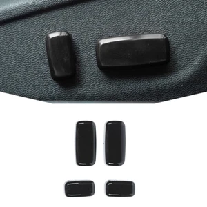 Black Seat Adjust Handle Button Cover Trim For Chevrolet Camaro 10-15 Accessory - Picture 1 of 6