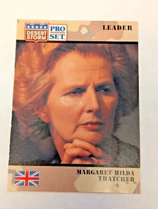Margaret Thatcher 1991 Pro Set Desert Storm Leader #84 - Picture 1 of 2