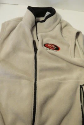 Hard Rock New York Mens Fleece Vest Size  - Image 1 of 4