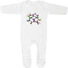 'Skydiving Formation' Baby Romper Jumpsuits / Sleep suits (SS036260)