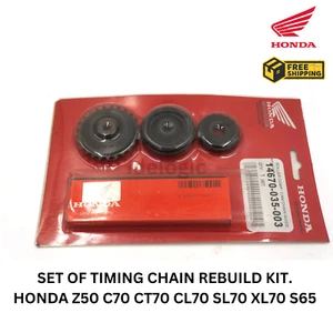 HONDA CAM CHAIN REBUILD KIT C70 CT70 CL70 SL70 XL70 GBO TIMING CHAIN SET - Picture 1 of 14