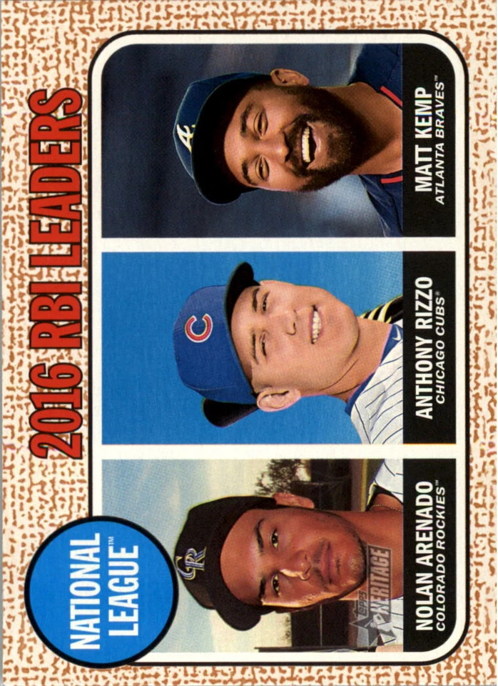 2017 Topps Heritage Baseball (Pick Card From List) c91 06-22 - Image 1 of 1