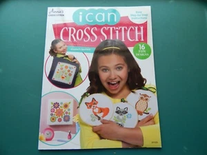 I Can Cross-Stitch by Elizabeth Spurlock (2014, Trade Paperback) 16 GREAT DESIGN - Picture 1 of 7