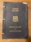 Union Pacific Railroad Dining Car Department Cook Book Service Instructions UP