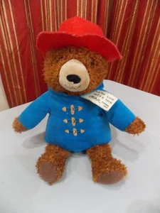 Kohls Cares Paddington the Bear 14" Plush Stuffed Toy Blue Coat Red Hat GUC - Picture 1 of 2