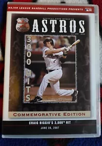 Houaton Astros-The Essential Games Craig Biggios 3000th Hits DVD - Picture 1 of 5