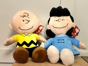 Animal Adventure Peanuts Collectible Charlie Brown & Lucy 10-inch Plushies Set - Picture 1 of 12