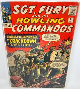 SGT FURY #11 1964 Marvel 5.0 Jack Kirby Cover Art - Picture 1 of 1