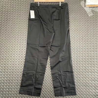 NEW Alberto Makali Black Pull On Dress Pants Elegant Women's Casual Wear Size 14 - Image 1 of 4
