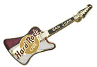 Hard Rock Cafe San Juan Puerto Rico Red White Guitar Classic Logo Pin Closed B4