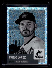 2022 Topps Chrome Platinum Black & White Mini Diamond #491 Pablo Lopez