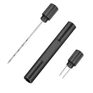 Metal Cigar Needle Draw Enhancer Portable cigarette punch cutter 2 in 1 - Picture 1 of 6
