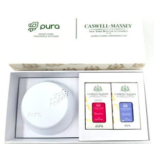 Pura Smart Home Diffuser + 2 Fragrances Caswell-Massey Beatrix + Orchid NEW