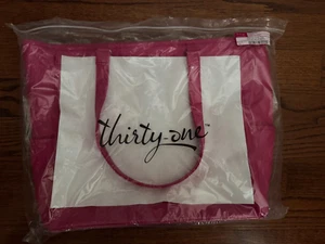 THIRTYONE Thirty One 31 Gifts DIRECTOR Cindy TOTE - Pink Pebble - BRAND NEW - Picture 1 of 1