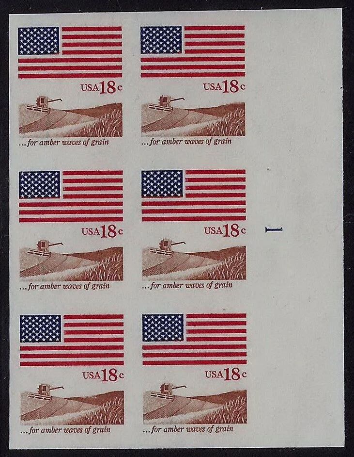 1890e - Scarce Imperf & Untagged Error Pl# Blk6 Newly Listed Unpriced Mint NH - Image 1 of 1