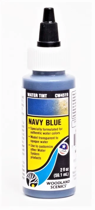 Woodland Scenics Water System CW4519 Navy Blue Water Tint 2 fl oz  - Image 1 of 1