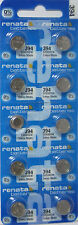 Renata 394 Watch Batteries SR936SW 10 Pack