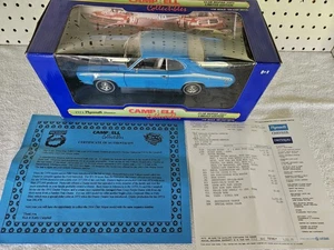1971 PLYMOUTH DUSTER TWISTER , ERTL / AMERICAN MUSCLE 1-18, CAMPBELL COLLECT. - Picture 1 of 19