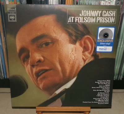 JOHNNY CASH AT FOLSOM PRISON SILVER LP THE WALL JACKSON I GOT STRIPES COCAINE - Image 1 of 4