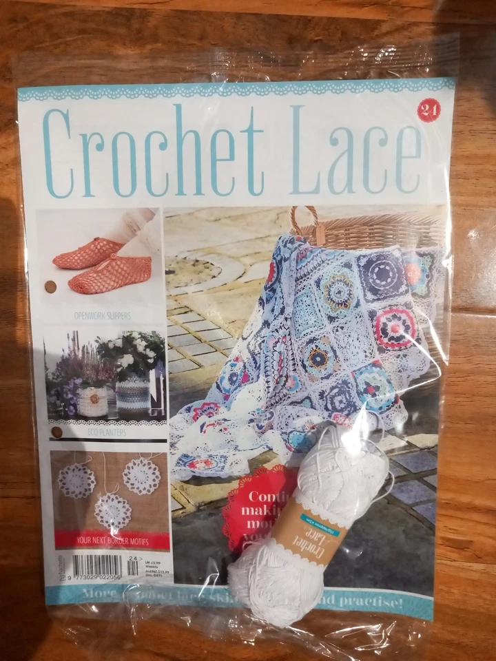 Crochet Lace,#24 Learn, Explore The Art Of Crochet Lace,FREE Thread To Continue  - Image 1 of 1