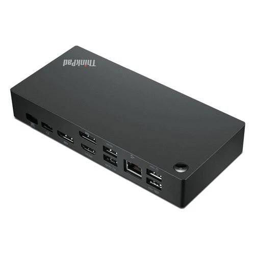Lenovo HUB 6 in 1 THINKPAD Universal Usb C Dock Black 40AY0090IT - Immagine 1 di 1