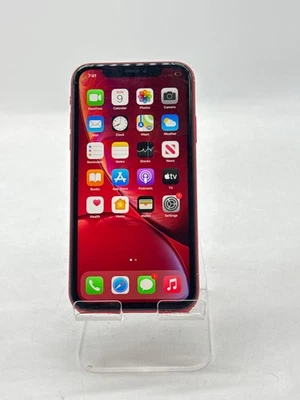 US Sprint Apple iPhone XR A1984 64GB Red 88% Battery Health - Image 1 of 4