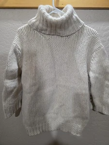 Vintage J Crew Lambswool Knit Turtleneck Sweater Women's Sm Cream - Picture 1 of 6