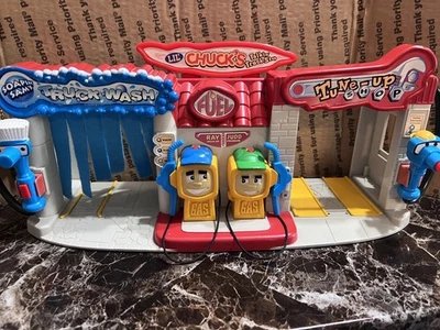 Lil’ Chucks Talking’ Truck Stop Hasbro 2000 Tested Works Great - Image 1 of 4