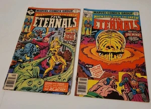 The Eternals Issues #8 & #12 Marvel Comics Bronze Age  - Picture 1 of 5