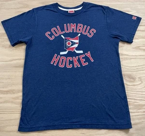Homage Columbus Blue Jackets NHL Hockey T-Shirt Size Adult Small Ohio - Picture 1 of 18