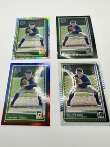 2025 Donrusss Will Wagner #71 Rated Rookie Lot (4) Toronto Blue Jays - Picture 1 of 6