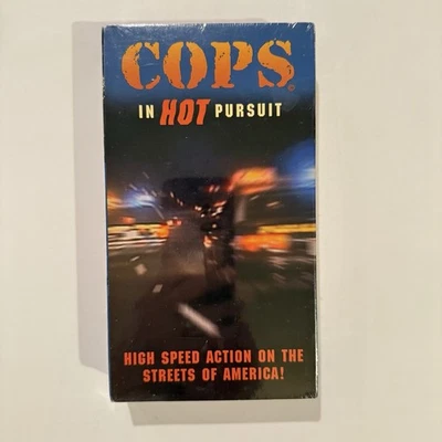 Sealed COPS In Hot Pursuit (VHS, 1996) Live Police Documentary - Image 1 of 4