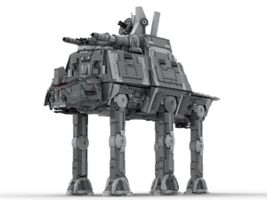 Modubrix Mocs Building Block All-Terrain Tactical Command Walker Bricks Toys Set - Picture 1 of 7