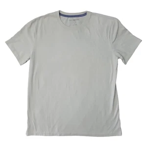 Lucky Brand Crewneck Ribbed Collar Short Sleeve Jersey Tee (Lunar Rock, XXL) - Picture 1 of 1